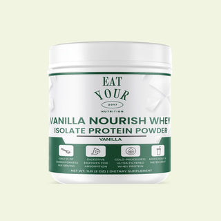 Vanilla Nourish Whey Isolate Protein Powder