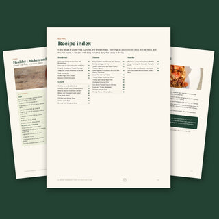Recipe index of 31 gluten-free recipes and recipe pages